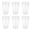 wielorazowe kubeczki plastikowe na grilla do piwa wielokrotnego uzytku 500 ml 6 szt