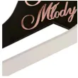 wieszaki slubne pan mlody i panna mloda rose gold bialy czarny 2 szt