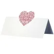 wizytowka na stol serduszko partydeco 25 szt