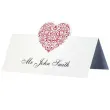 wizytowka na stol serduszko partydeco 25 szt