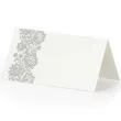 wizytowka na stol srebrny wzor partydeco 25 szt