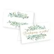 wizytowki na stol komunia ihs eukaliptus beauty 5x8 cm 10 szt