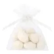 woreczki z organzy sciagane proste biale partydeco 10 cm 20 szt