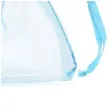 woreczki z organzy sciagane proste blekitne partydeco 10 cm 10 szt