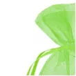 woreczki z organzy sciagane proste zielony partypal 7 x 9 cm 10 szt
