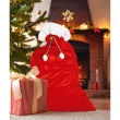 worek mikolaja classic z futerkiem czerwony guirca 55x95 cm