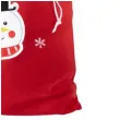 worek mikolaja swiateczny balwanek czerwony 50 x 80 cm partypal
