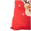 worek mikolaja swiateczny renifer czerwony 50 x 80 cm partypal
