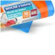 worki na smieci premium 60l niebieskie z tasma ravi 10 szt