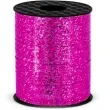 wstazka do balonow holograficzna rozowa ciemna partypal 5 mm x 225 m