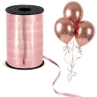 wstazka do balonow metalic rozowe zloto partydeco 5 mm x 225 m