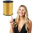wstazka do balonow pastelowa zlota godan 5 mm 458 m
