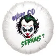 xx balon bialy joker why so serious