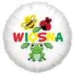xx balon bialy wiosna kum kum