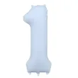xx balon foliowy cyfra 1 86cm mglisty niebieski