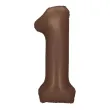 xx balon foliowy cyfra 1 86cm mocca