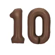 xx balon foliowy cyfra 1 86cm mocca