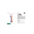 xx balon foliowy cyfra 1 86cm pastelowy teczowy
