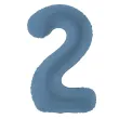xx balon foliowy cyfra 2 86cm granat