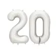 xx balon foliowy cyfra 2 86cm srebrny