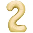 xx balon foliowy cyfra 2 86cm zloty