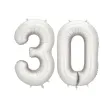 xx balon foliowy cyfra 3 86cm srebrny