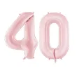 xx balon foliowy cyfra 4 86cm jasny rozowy
