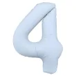 xx balon foliowy cyfra 4 86cm mglisty niebieski