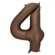xx balon foliowy cyfra 4 86cm mocca
