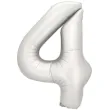 xx balon foliowy cyfra 4 86cm srebrny