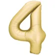 xx balon foliowy cyfra 4 86cm zloty