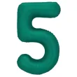 xx balon foliowy cyfra 5 86cm butelkowa zielen