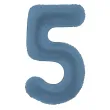 xx balon foliowy cyfra 5 86cm granat