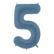 xx balon foliowy cyfra 5 86cm granat