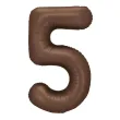 xx balon foliowy cyfra 5 86cm mocca