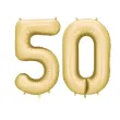 xx balon foliowy cyfra 5 86cm zloty
