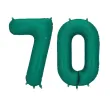 xx balon foliowy cyfra 7 86cm butelkowa zielen