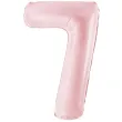 xx balon foliowy cyfra 7 86cm jasny rozowy