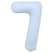 xx balon foliowy cyfra 7 86cm mglisty niebieski