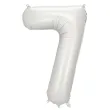 xx balon foliowy cyfra 7 86cm srebrny