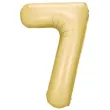 xx balon foliowy cyfra 7 86cm zloty