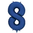 xx balon foliowy cyfra 8 86cm granat
