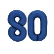 xx balon foliowy cyfra 8 86cm granat