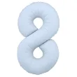 xx balon foliowy cyfra 8 86cm mglisty niebieski