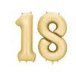 xx balon foliowy cyfra 8 86cm zloty