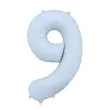 xx balon foliowy cyfra 9 86cm mglisty niebieski