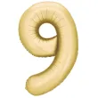 xx balon foliowy cyfra 9 86cm zloty