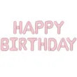 xx balon foliowy happy birthday 340x35cm roz