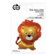 xx balon foliowy lew z grzywa 66x48 cm