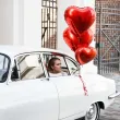 xx balon foliowy serce 45cm czerwony 10 szt